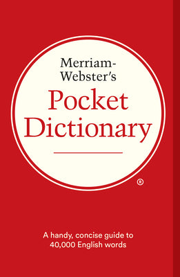 Cover Image for Merriam-Webster's Pocket Dictionary -- Merriam-Webster, Paperback