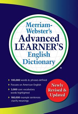 Cover Image for Merriam-Webster's Advanced Learner's English Dictionary -- Merriam-Webster, Paperback