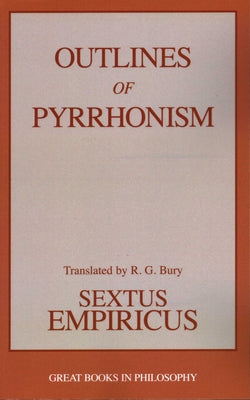 Cover Image for Outlines of Pyrrhonism -- Sextus Empiricus, Paperback