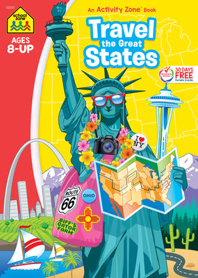 Cover Image for School Zone Travel the Great States Workbook -- School Zone, Paperback