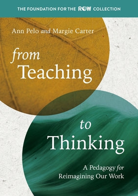 Cover Image for From Teaching to Thinking: A Pedagogy for Reimagining Our Work -- Ann Pelo, Paperback