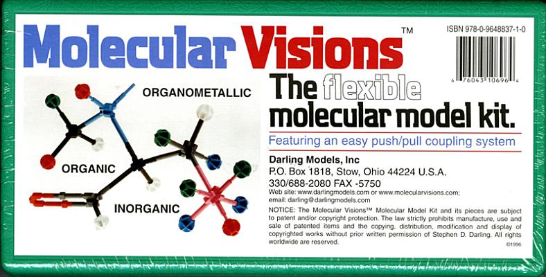 Cover Image for Molecular Visions (Organic, Inorganic, Organometallic) Molecular Model Kit #1 by Darling Models to Accompany Organic Chemistry -- Darling Models, Hardcover