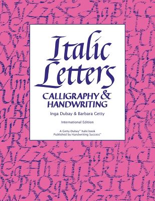 Cover Image for Italic Letters: Calligraphy & Handwriting -- Inga DuBay, Paperback