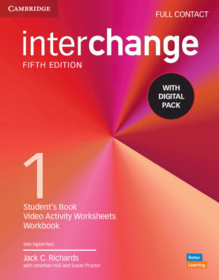 Cover Image for Interchange Level 1 Full Contact with Digital Pack [With eBook] -- Jack C. Richards, Paperback
