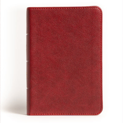 Cover Image for NASB Large Print Compact Reference Bible, Burgundy Leathertouch -- Holman Bible Publishers, Leather / Fine Binding