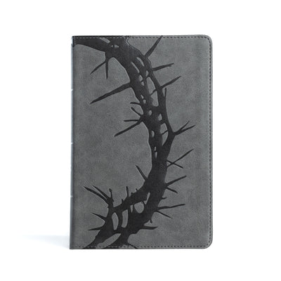 Cover Image for CSB Large Print Personal Size Reference Bible, Charcoal Leathertouch -- Csb Bibles by Holman, Imitation Leather