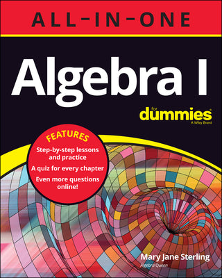 Cover Image for Algebra I All-In-One for Dummies -- Mary Jane Sterling, Paperback