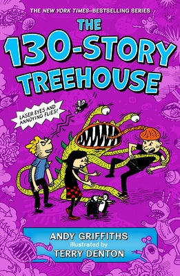 Cover Image for The 130-Story Treehouse: Laser Eyes and Annoying Flies -- Andy Griffiths, Hardcover