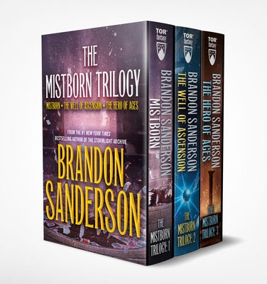 Cover Image for Mistborn Boxed Set I: Mistborn, the Well of Ascension, the Hero of Ages -- Brandon Sanderson, Boxed Set