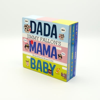Cover Image for Jimmy Fallon's Dada, Mama, and Baby Board Book Boxed Set -- Jimmy Fallon, Mixed Media Product
