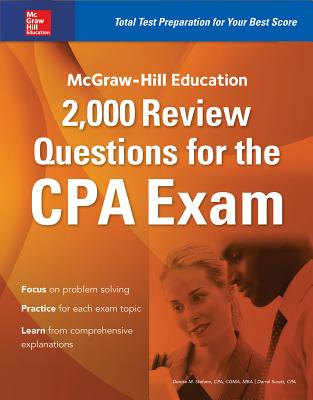 Cover Image for McGraw-Hill Education 2,000 Review Questions for the CPA Exam -- Denise M. Stefano, Paperback