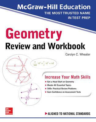 Cover Image for McGraw-Hill Education Geometry Review and Workbook -- Carolyn Wheater, Paperback