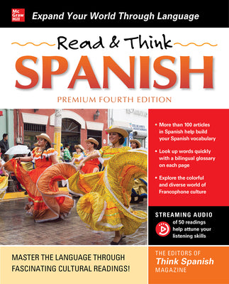 Cover Image for Read & Think Spanish, Premium Fourth Edition -- The Editors of Think Spanish, Paperback