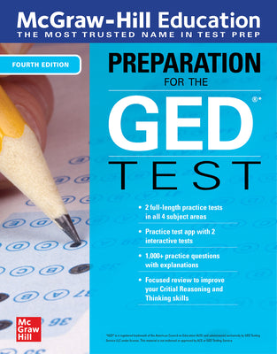 Cover Image for McGraw-Hill Education Preparation for the GED Test, Fourth Edition -- McGraw Hill Editores México, Paperback