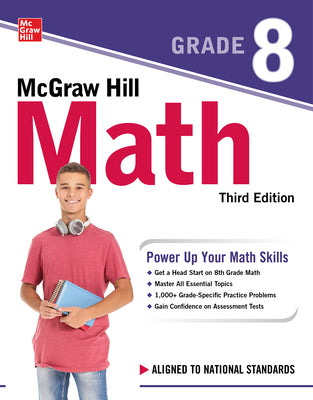 Cover Image for McGraw Hill Math Grade 8, Third Edition -- McGraw Hill, Paperback