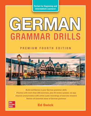 Cover Image for German Grammar Drills, Premium Fourth Edition -- Ed Swick, Paperback