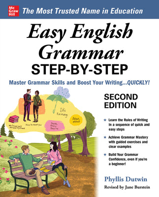 Cover Image for Easy English Grammar Step-By-Step, Second Edition -- Phyllis Dutwin, Paperback