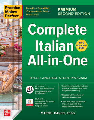 Cover Image for Practice Makes Perfect: Complete Italian All-In-One, Premium Second Edition -- Marcel Danesi, Paperback