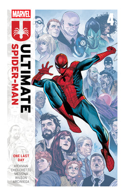 Cover Image for Ultimate Spider-Man by Jonathan Hickman Vol. 4: One Last Day -- Jonathan Hickman, Paperback