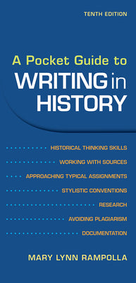 Cover Image for A Pocket Guide to Writing in History -- Mary Rampolla, Paperback