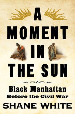 Cover Image for A Moment in the Sun: Black Manhattan Before the Civil War -- Shane White, Hardcover
