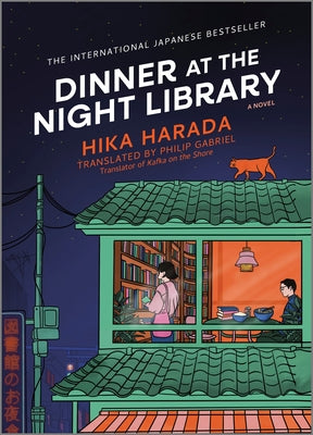 Cover Image for Dinner at the Night Library -- Hika Harada, Hardcover