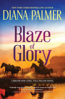 Cover Image for Blaze of Glory -- Diana Palmer, Hardcover