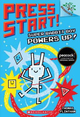 Cover Image for Super Rabbit Boy Powers Up! a Branches Book (Press Start! #2): Volume 2 -- Thomas Flintham, Paperback