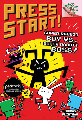 Cover Image for Super Rabbit Boy vs. Super Rabbit Boss!: A Branches Book (Press Start! #4): Volume 4 -- Thomas Flintham, Hardcover