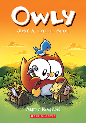 Cover Image for Just a Little Blue: A Graphic Novel (Owly #2): Volume 2 -- Andy Runton, Paperback