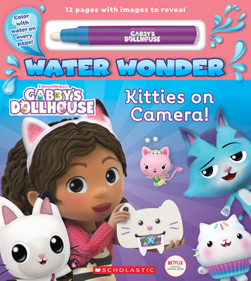 Cover Image for Gabby's Dollhouse Water Wonder (a Gabby's Dollhouse Water Wonder Storybook) -- Scholastic, Paperback