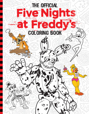 Cover Image for Five Nights at Freddy's Official Coloring Book: An Afk Book -- Scott Cawthon, Paperback