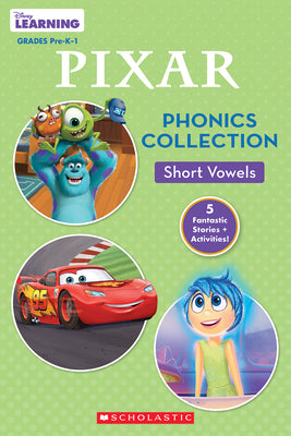 Cover Image for Disney Pixar Phonics Collection: Short Vowels (Disney Learning: Bind-Up) -- Scholastic, Paperback