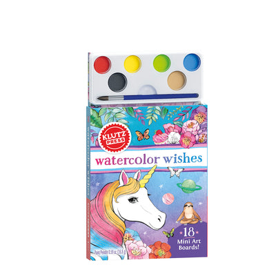 Cover Image for Watercolor Wishes Postcard Kit [With Paint] -- Klutz Press, Other