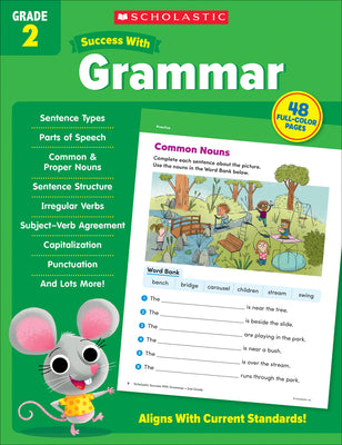 Cover Image for Scholastic Success with Grammar Grade 2 Workbook -- Scholastic Teaching Resources, Paperback