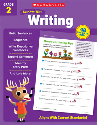 Cover Image for Scholastic Success with Writing Grade 2 Workbook -- Scholastic Teaching Resources, Paperback