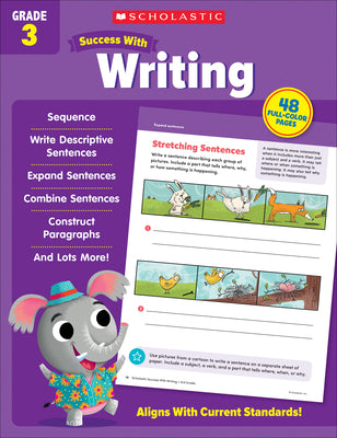 Cover Image for Scholastic Success with Writing Grade 3 Workbook -- Scholastic Teaching Resources, Paperback