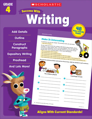 Cover Image for Scholastic Success with Writing Grade 4 Workbook -- Scholastic Teaching Resources, Paperback