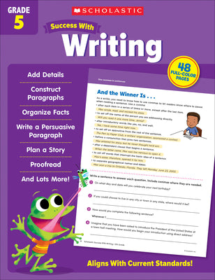 Cover Image for Scholastic Success with Writing Grade 5 Workbook -- Scholastic Teaching Resources, Paperback