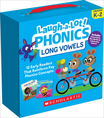 Cover Image for Laugh-A-Lot Phonics: Long Vowels (Parent Pack): 12 Engaging Books That Teach Key Decoding Skills to Help New Readers Soar -- Liza Charlesworth, Other