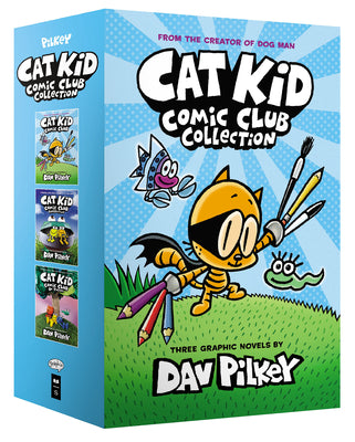 Cover Image for The Cat Kid Comic Club Collection: From the Creator of Dog Man (Cat Kid Comic Club #1-3 Boxed Set) -- Dav Pilkey, Hardcover