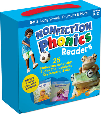 Cover Image for Nonfiction Phonics Readers Set 2: Long Vowels, Digraphs & More (Single-Copy Set) -- Liza Charlesworth, Mixed Media Product