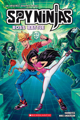 Cover Image for Boss Battle (Spy Ninjas Official Graphic Novel #3) -- Vannotes, Paperback