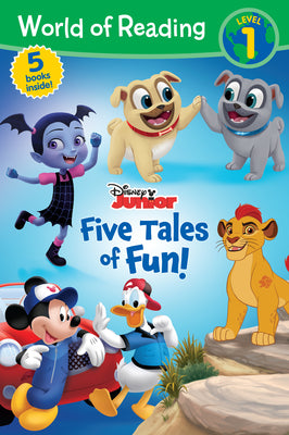Cover Image for World of Reading: Disney Junior: Five Tales of Fun!-Level 1 Reader Bindup -- Disney Books, Paperback