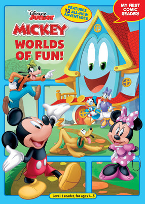 Cover Image for Mickey Mouse Funhouse: Worlds of Fun!: My First Comic Reader! -- Disney Books, Paperback