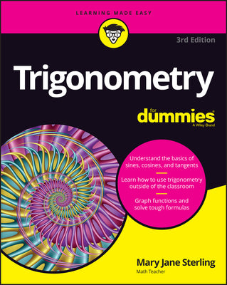 Cover Image for Trigonometry for Dummies -- Mary Jane Sterling, Paperback