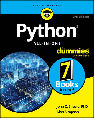 Cover Image for Python All-In-One for Dummies -- John C. Shovic, Paperback