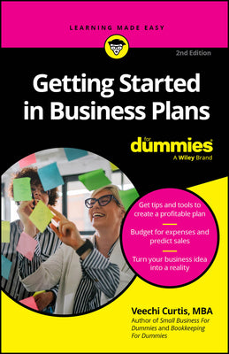 Cover Image for Getting Started in Business Plans for Dummies -- Veechi Curtis, Paperback