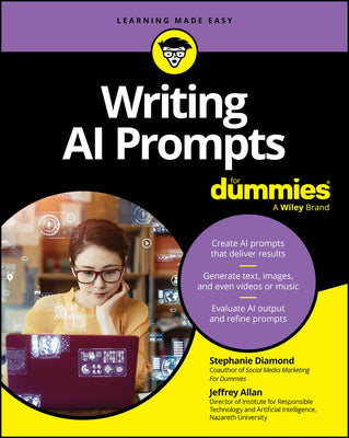 Cover Image for Writing AI Prompts for Dummies -- Stephanie Diamond, Paperback