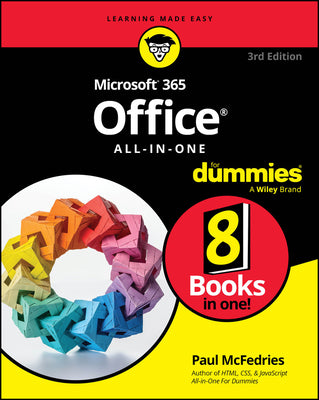 Cover Image for Microsoft 365 Office All-In-One for Dummies -- Paul McFedries, Paperback